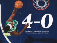 开云体育中国-热火横扫步行者，晋级东决四强