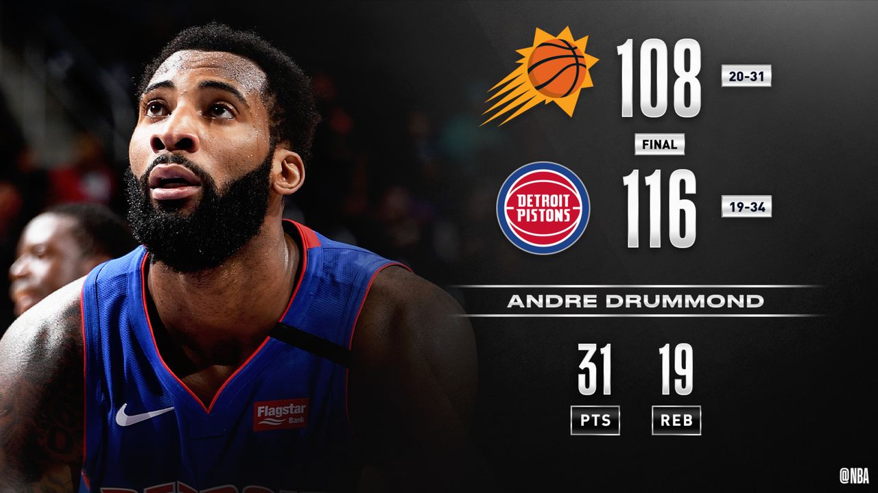 活塞逆转太阳,打破连败尴尬 活塞逆转太阳,打破连败尴尬