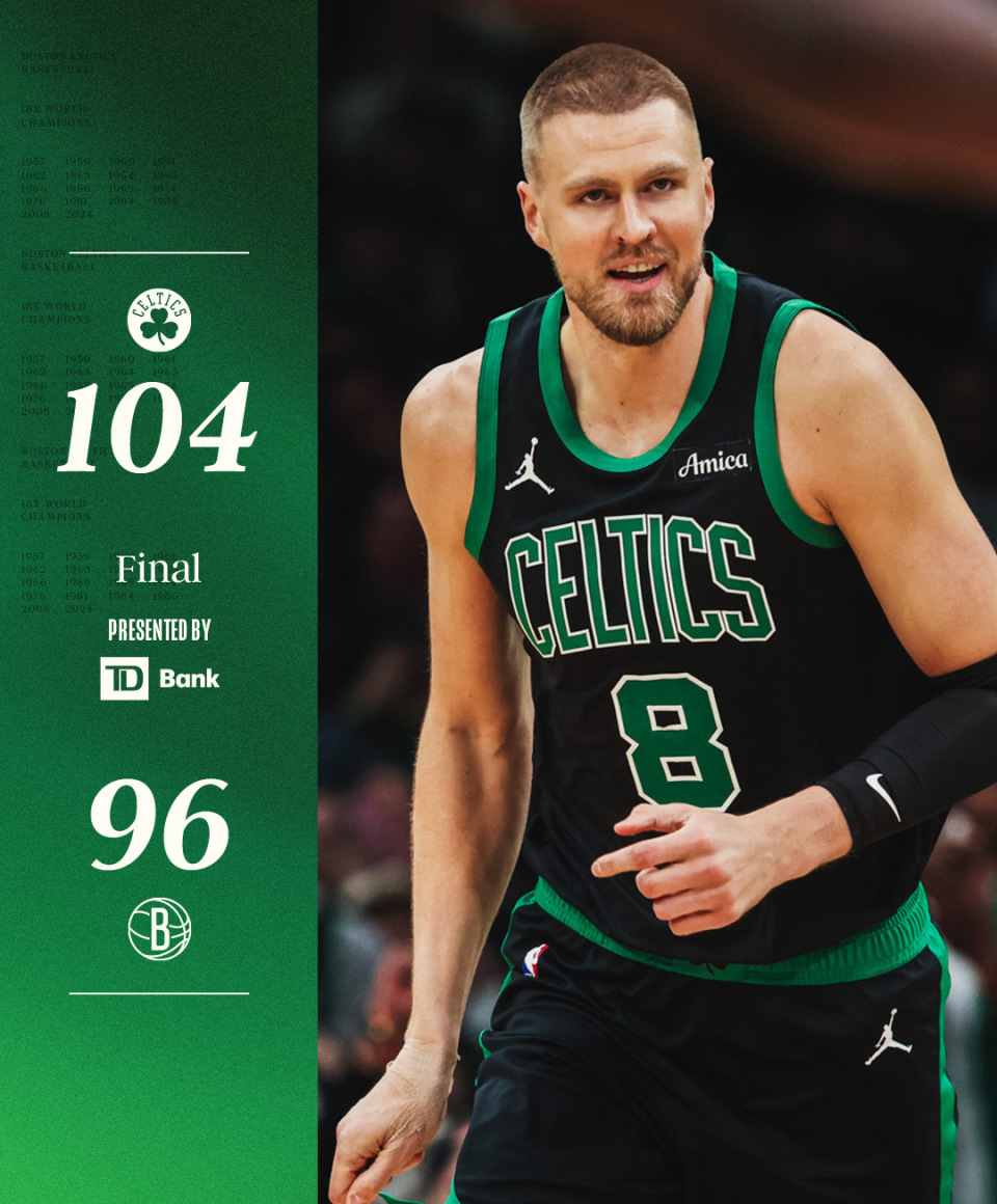 凯尔特人迎战篮网，东部头名之争一触即发